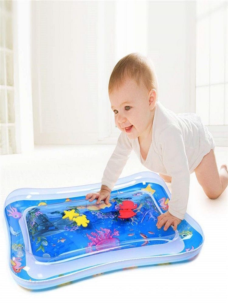 Baby Water Mat Inflatable Cushion Infant Toddler Water Play Mat Toys